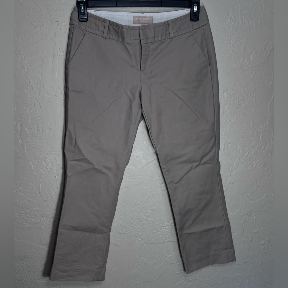 BANANA REPUBLIC MARTIN FIT ANKLE PANTS SIZE 6 PETITE